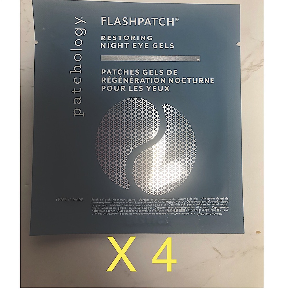 PATCHOLOGY FLASHPATCH RESTORING NIGHT EYE GELS x 4 PAIR